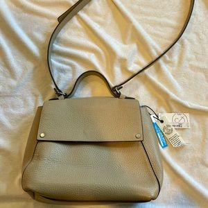 NWT Treasure and Bond tan Skyler leather crossbody bag